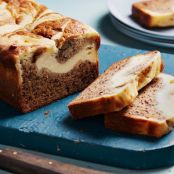 Cheesecake-Stuffed Banana Bread