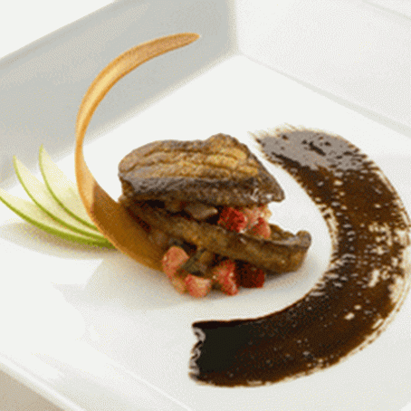 Foie Gras w/ Balsamic Reduction