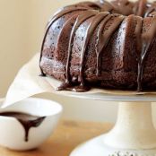 Tunnel of Cherry Chocolate Sour Cream Bundt Cake
