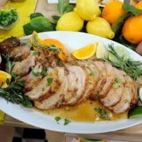 Orange, Cumin and Cilantro Roasted Pork Loin