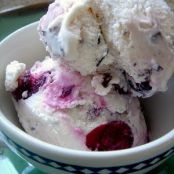 Homemade Cherry Garcia Ice Cream