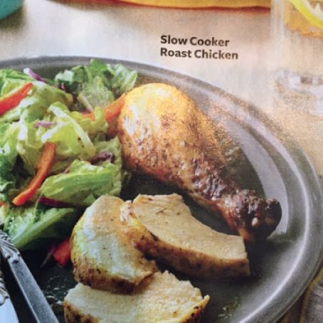 Slow Cooker Roast Chicken Recipe