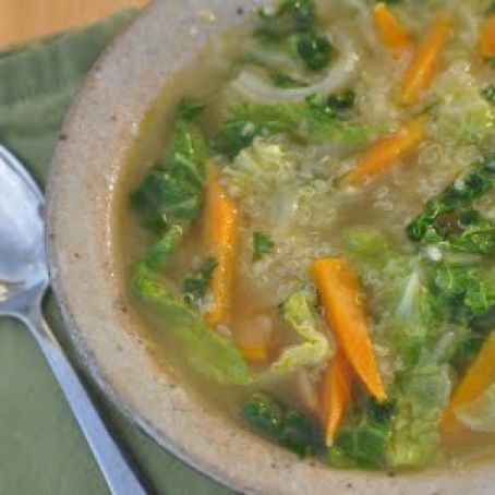 Healing Quinoa Cabbage Soup