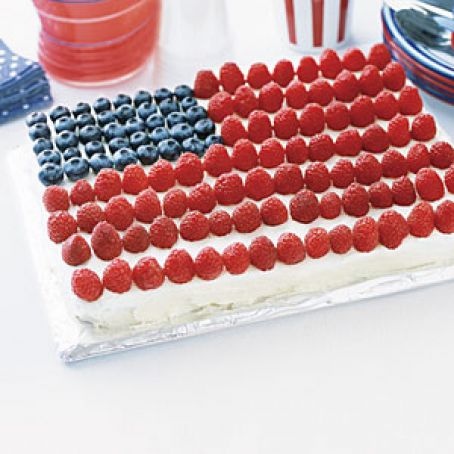 Grand Old Flag Cake