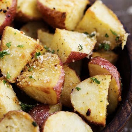 Parmesan Garlic Roasted Potatoes