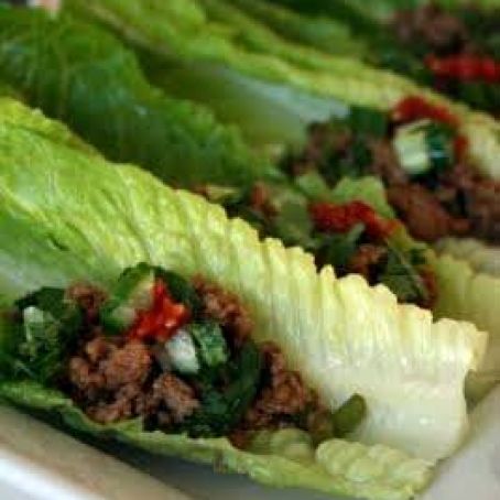Turkey and Green Bean Lettuce Wraps (or over rice)