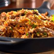 Zesty Beef and Rice Skillet