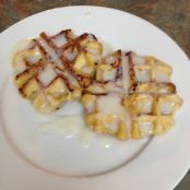 *Cinnamon Roll Waffles