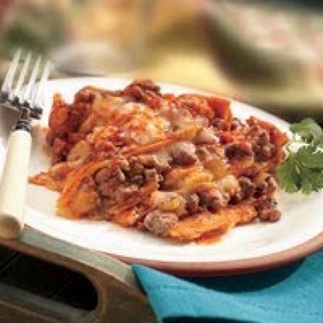 Beef, Slow Cooker Layered Enchilada Dinner