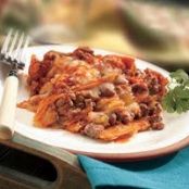 Beef, Slow Cooker Layered Enchilada Dinner