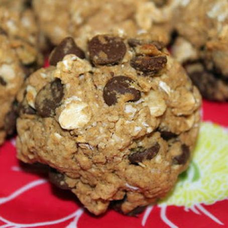 Carob Chip Protein Cookies