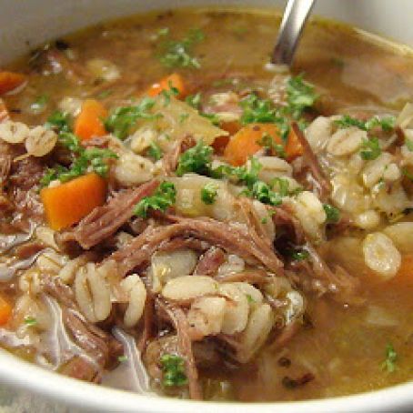 Krista's Beef and Barley Soup