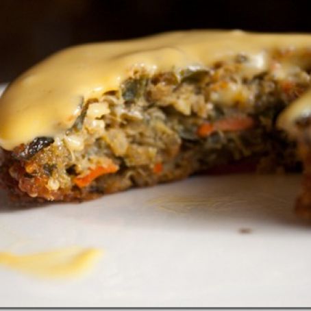 Loaded Quinoa Veggie Burger