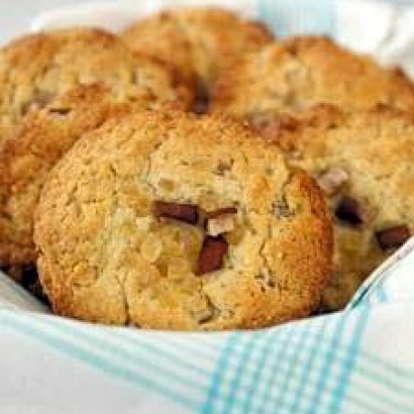 Corn Muffins with Pear and Candied Ginger