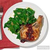 Pork Chops with Cherry-Balsamic Sauce