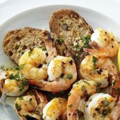 Meals (Shrimp Scampi with Garlic Toasts)