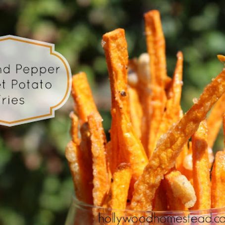 Salt and Pepper Paleo Sweet Potato Fries
