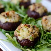 Crab and Brie Stuffed Mushrooms