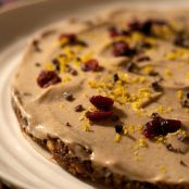Raw Gingerbread Cake with Cashew Cream Frosting