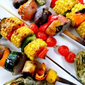 Grilled Vegetable Skewer