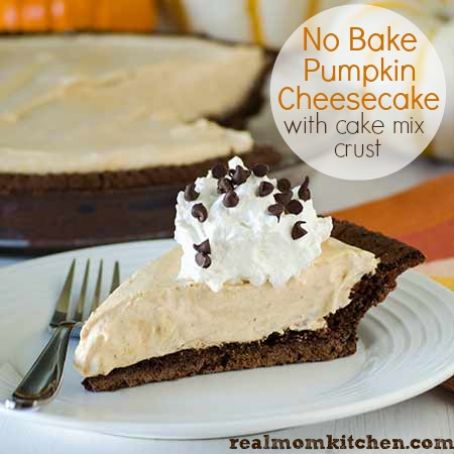 No Bake Pumpkin Cheesecake