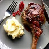 Pan-Roasted Veal Chops with Cabernet Sauce