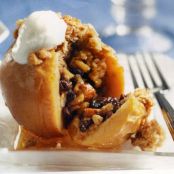 Harvest Baked Apples with Currant-Almond filling