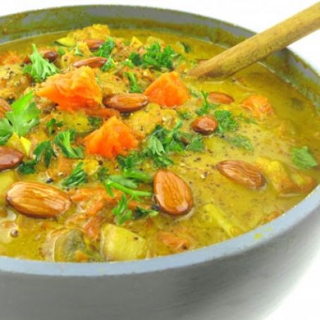 Paleo Turkey Curry Stew with Pumpkin
