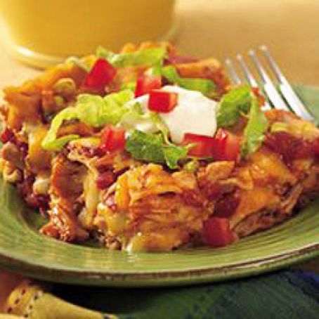 Taco Fiesta Chicken Lasagna - Recipe.com