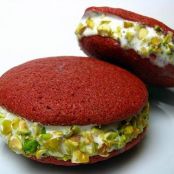 Red Velvet Gelato Sandwiches