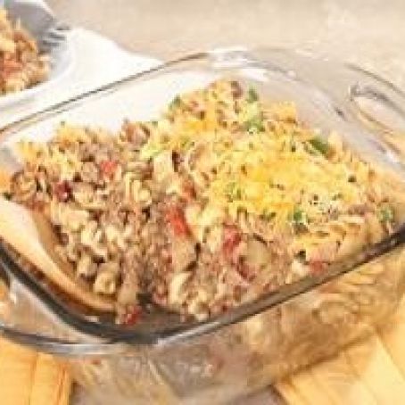 QUICK & EASY HAMBURGER CASSEROLE