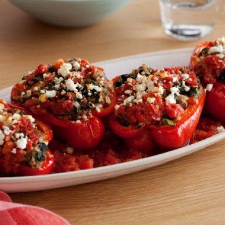 Greek-Style Stuffed Peppers