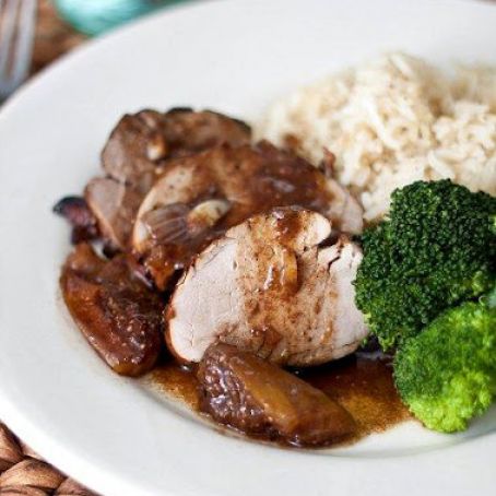 Pork Tenderloin with Madiera Fig Gravy