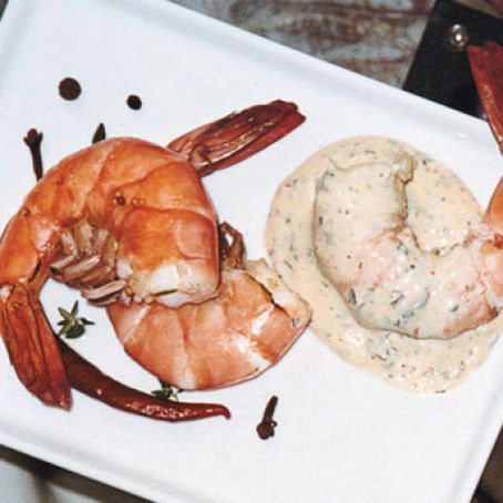 Peel-and-Eat Spiced Shrimp with Chipotle Remoulade