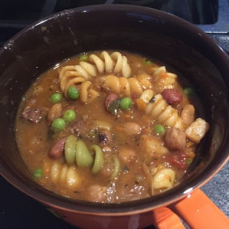 Denise's Too Thick Minestrone Soup