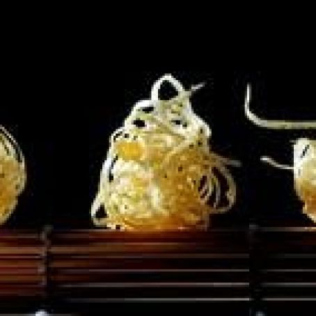 Brick Pastry and Lemon Parmesan Skeins