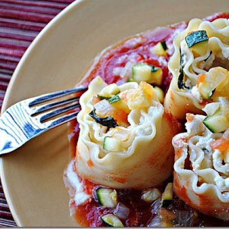 Three-Cheese Lasagna Roll-Ups