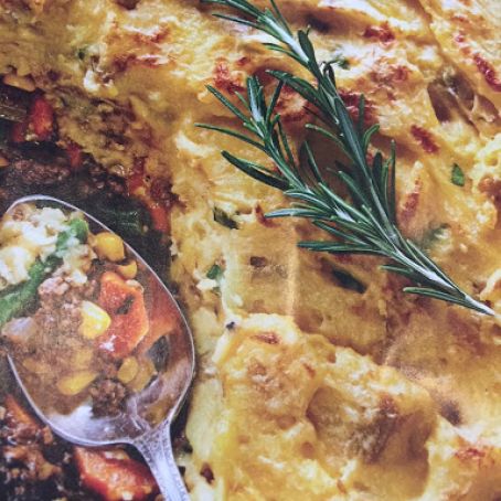 Skillet Shepherd's Pie with Cheddar Mash