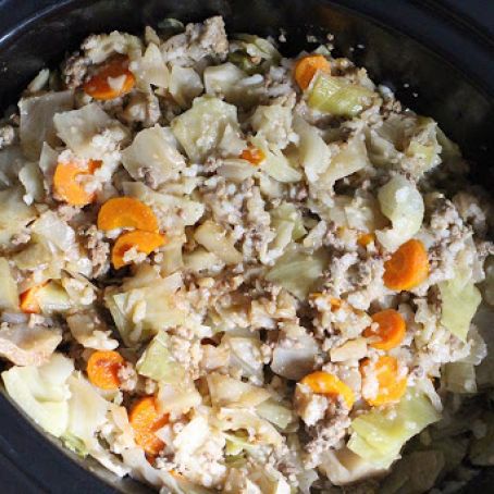 Crockpot cabbage casserole