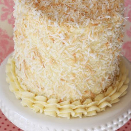 Coconut Layer Cake For Two