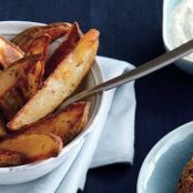 RSTD POTATO WEDGES w/CILANTRO MAYO