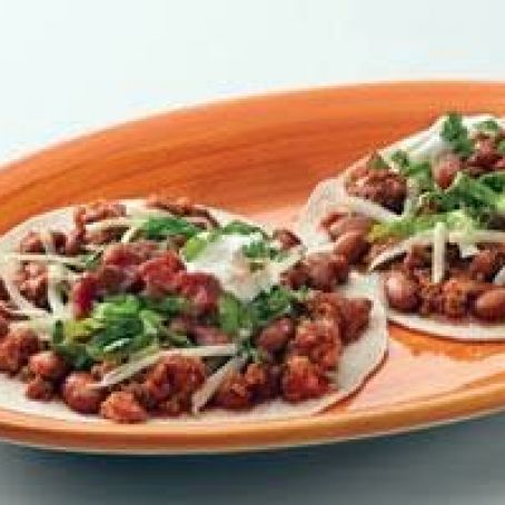 Turkey & Bean Tostadas