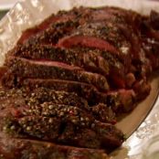 Peppercorn Roasted Beef Tenderloin