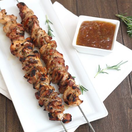 Grilled Rosemary Chicken Kabobs