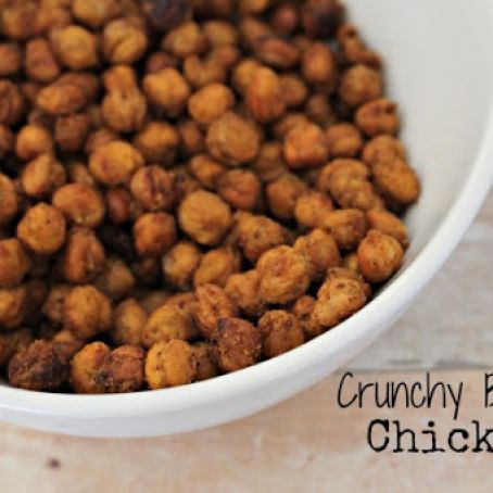 Crunchy, Spicy Baked Chickpeas