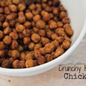 Crunchy, Spicy Baked Chickpeas