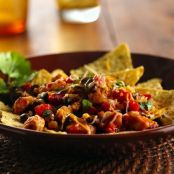 Skillet Chicken Nachos