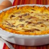 Cheesy Hashbrown Potato Quiche Lorraine