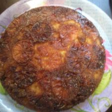 Blood Orange Cardamom Upside Down Cake