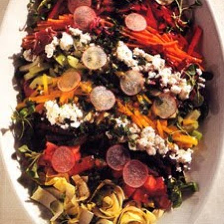 Chopped Salad with Feta Cheese